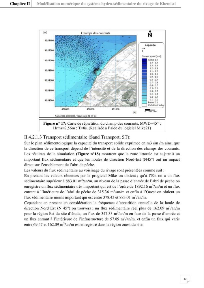 Etude hydrosédimentaire du rivage de Khemisti