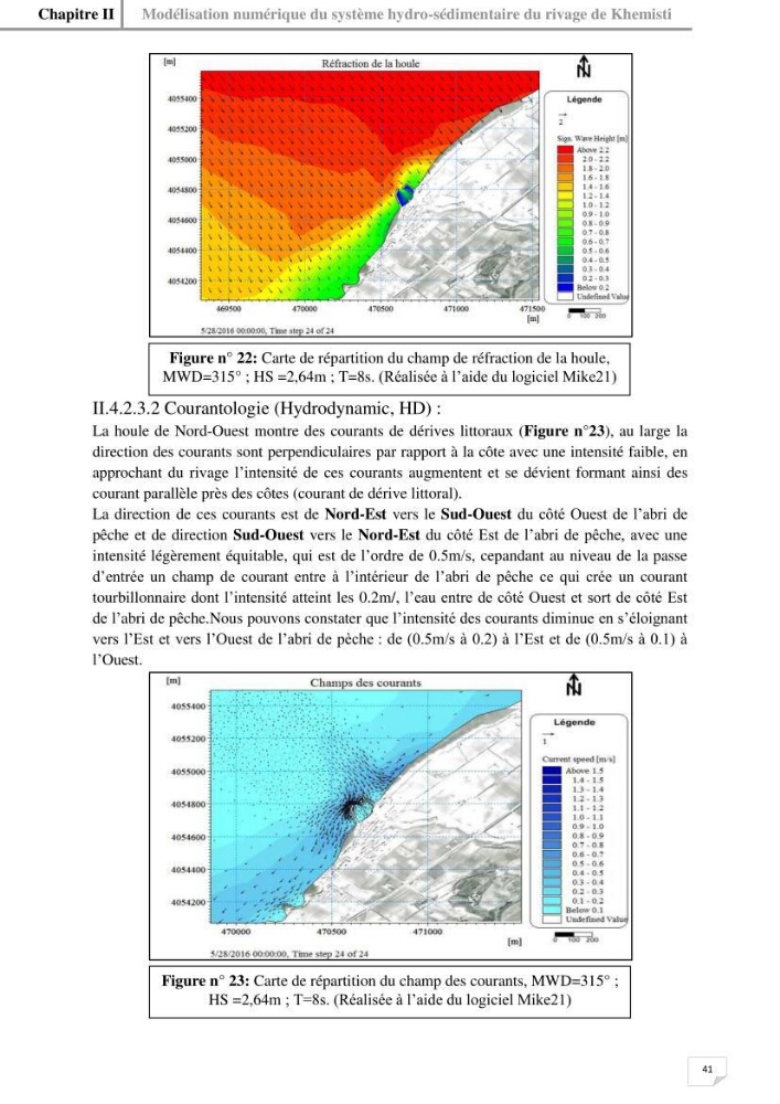 Etude hydrosédimentaire du rivage de Khemisti