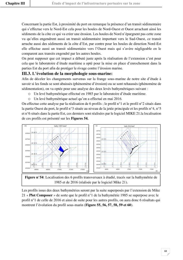 Etude hydrosédimentaire du rivage de Khemisti