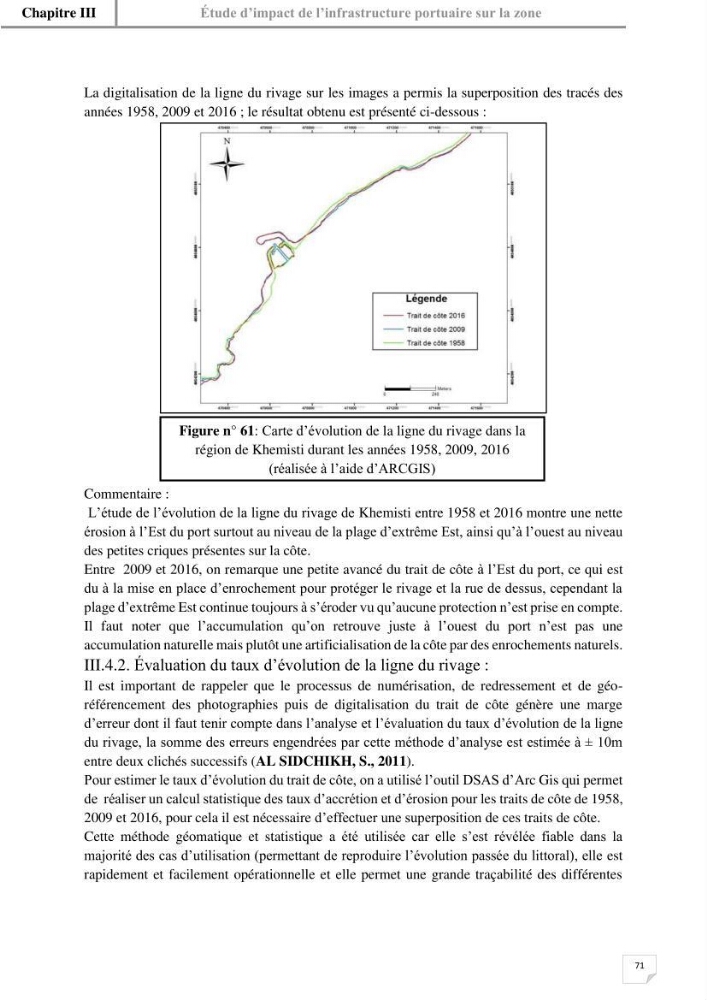 Etude hydrosédimentaire du rivage de Khemisti