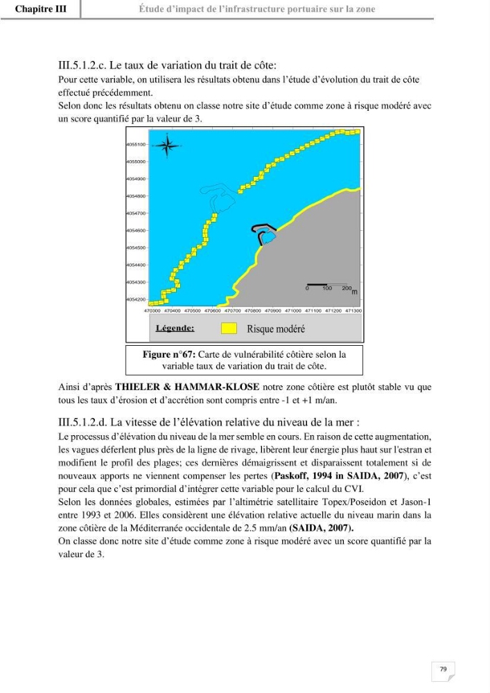 Etude hydrosédimentaire du rivage de Khemisti
