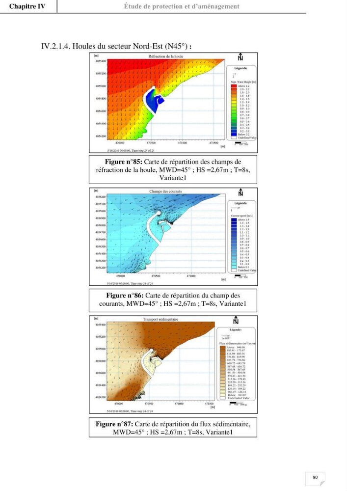 Etude hydrosédimentaire du rivage de Khemisti