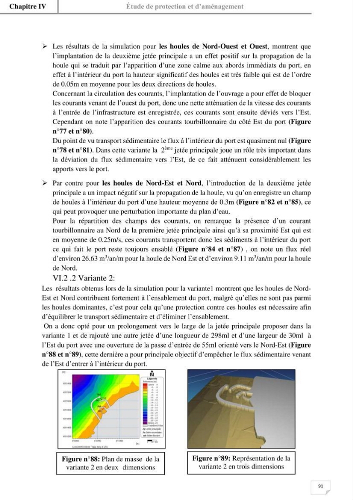 Etude hydrosédimentaire du rivage de Khemisti