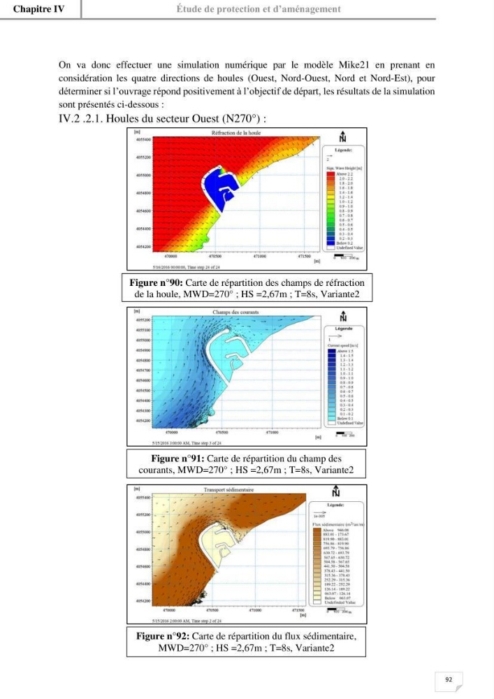 Etude hydrosédimentaire du rivage de Khemisti