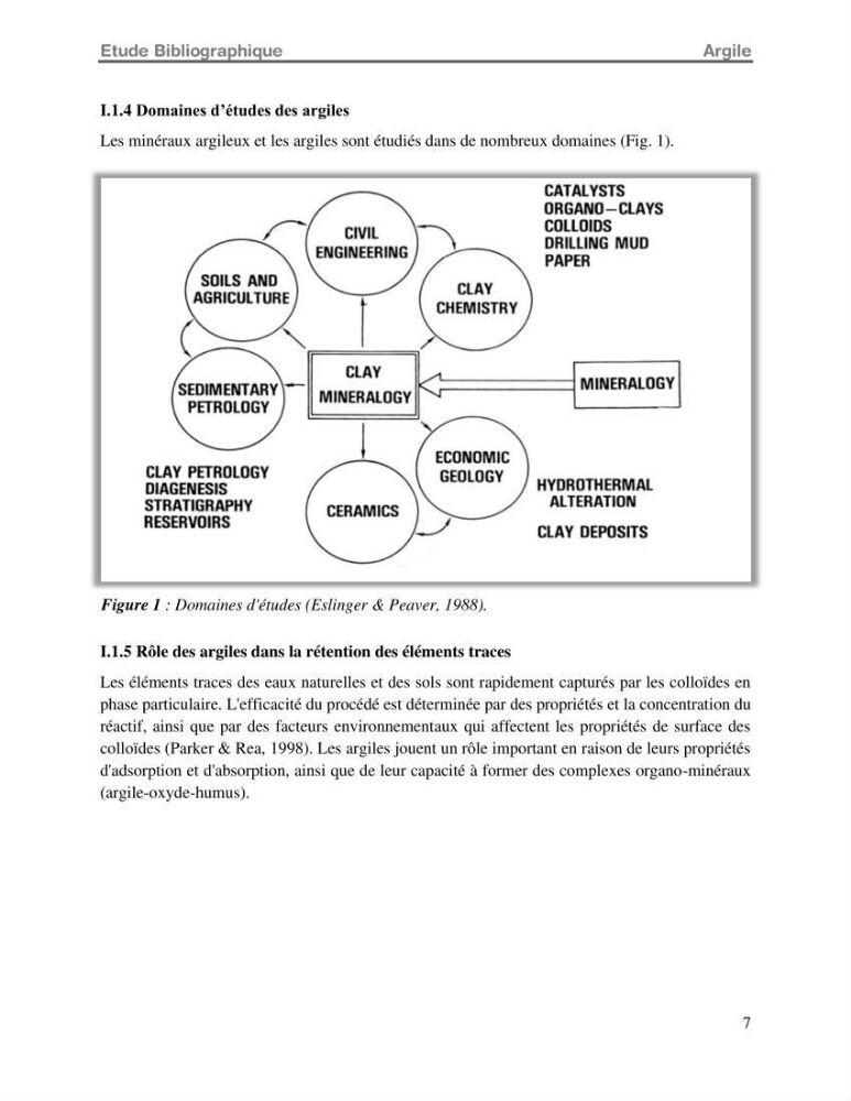 Etude de la fixation du chrome hexavalent sur une argile minérale: