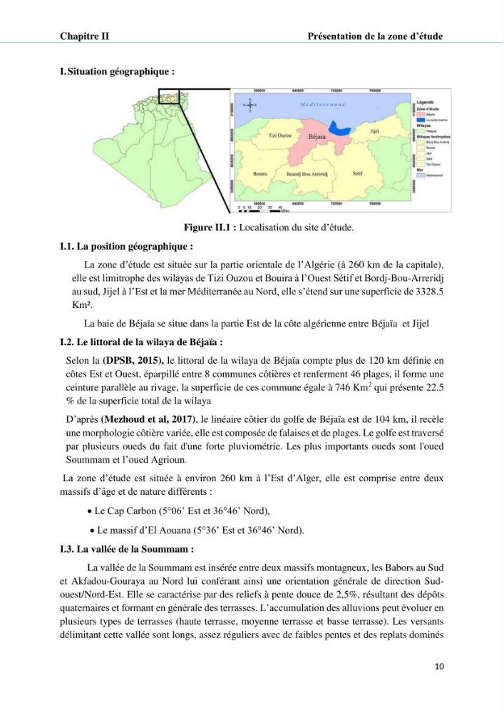Hydrologie, modélisation hydro-sédimentaire et conception des ouvrages de protection : cas de la baie de Béjaia