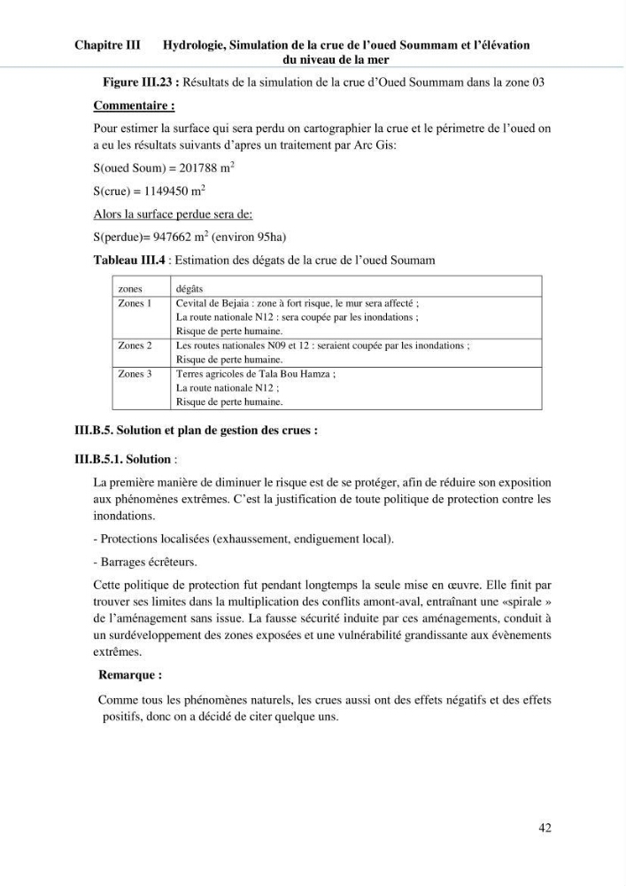 Hydrologie, modélisation hydro-sédimentaire et conception des ouvrages de protection : cas de la baie de Béjaia