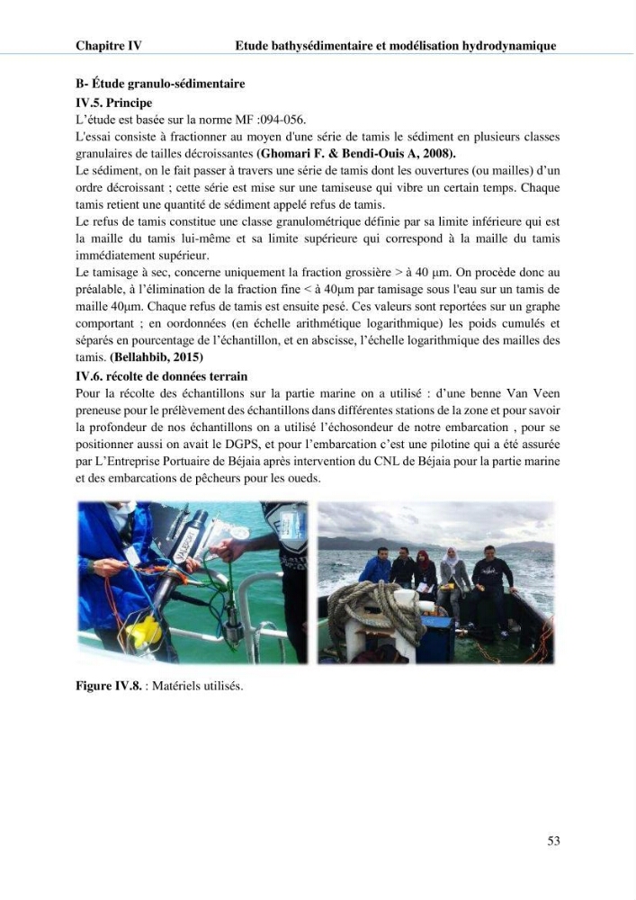 Hydrologie, modélisation hydro-sédimentaire et conception des ouvrages de protection : cas de la baie de Béjaia