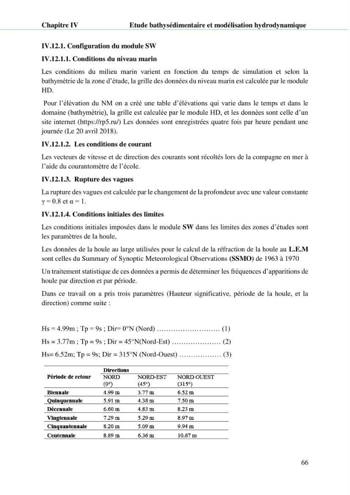 Hydrologie, modélisation hydro-sédimentaire et conception des ouvrages de protection : cas de la baie de Béjaia