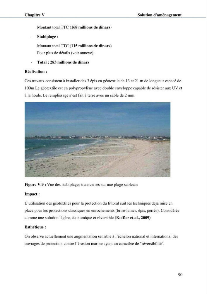 Hydrologie, modélisation hydro-sédimentaire et conception des ouvrages de protection : cas de la baie de Béjaia