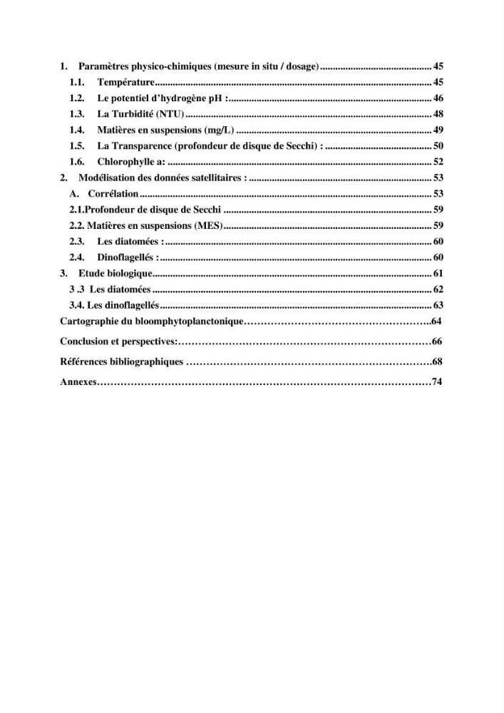Observer et comprendre la variabilité spatio-temporelle de la qualité des eaux marines à partir de données multi sources : quantification de la biomasse phytoplanctonique.