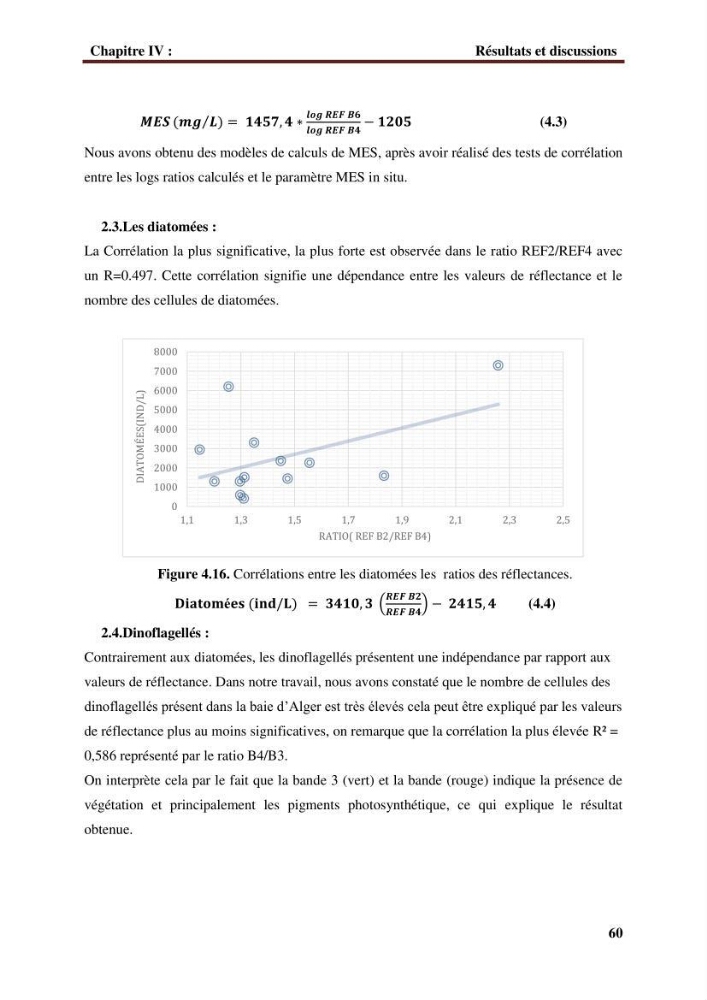 Observer et comprendre la variabilité spatio-temporelle de la qualité des eaux marines à partir de données multi sources : quantification de la biomasse phytoplanctonique.