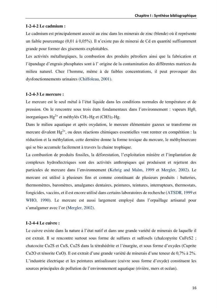 les métaux traces dans les sédiment marins et les espèces démersales de la côte algérienne contribution à l\'évaluation du risque écologique