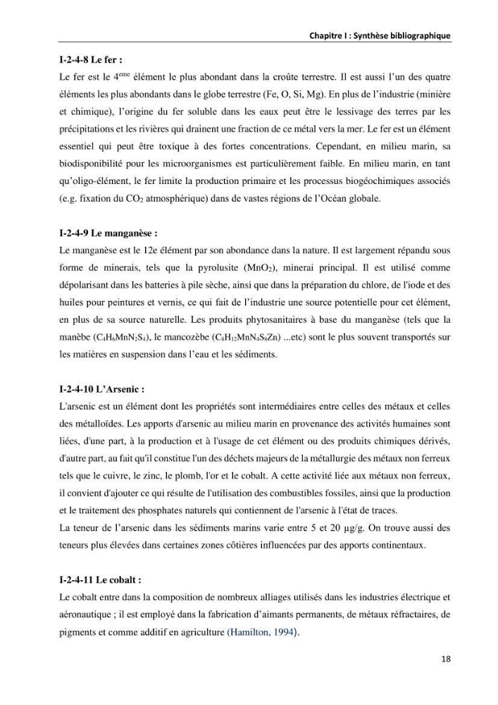 les métaux traces dans les sédiment marins et les espèces démersales de la côte algérienne contribution à l\'évaluation du risque écologique