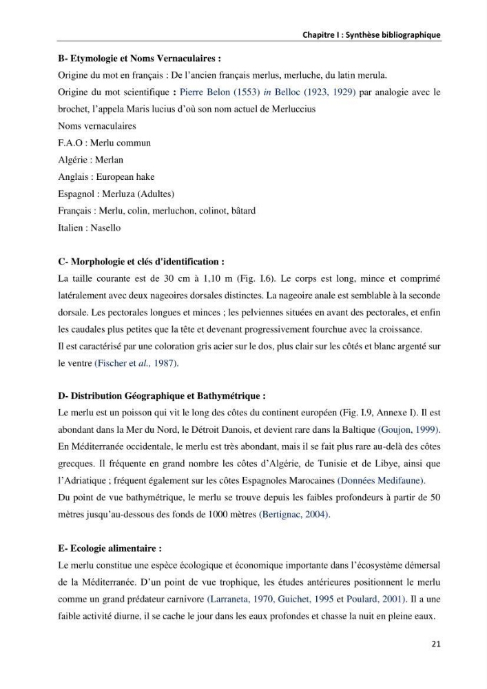 les métaux traces dans les sédiment marins et les espèces démersales de la côte algérienne contribution à l\'évaluation du risque écologique