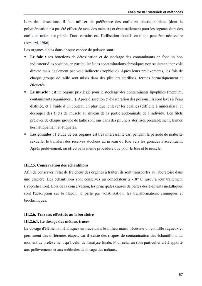 les métaux traces dans les sédiment marins et les espèces démersales de la côte algérienne contribution à l\'évaluation du risque écologique