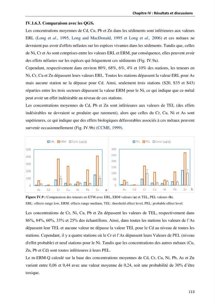 les métaux traces dans les sédiment marins et les espèces démersales de la côte algérienne contribution à l\'évaluation du risque écologique