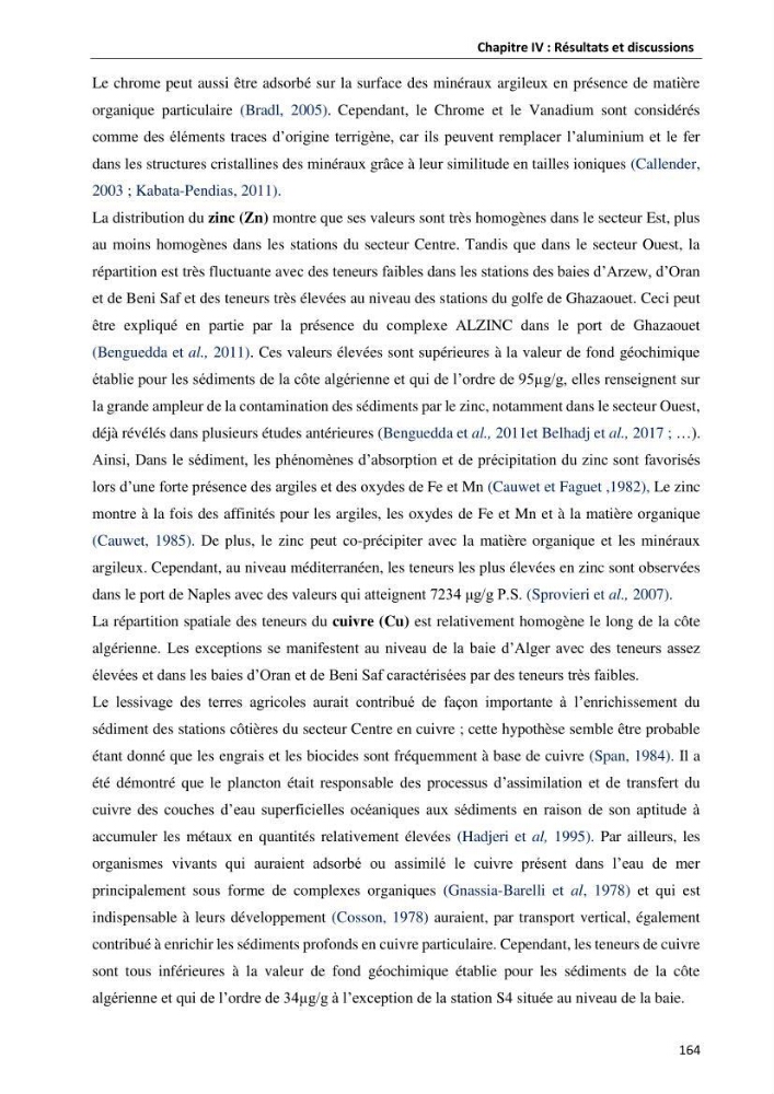 les métaux traces dans les sédiment marins et les espèces démersales de la côte algérienne contribution à l\'évaluation du risque écologique