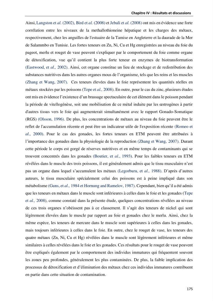 les métaux traces dans les sédiment marins et les espèces démersales de la côte algérienne contribution à l\'évaluation du risque écologique