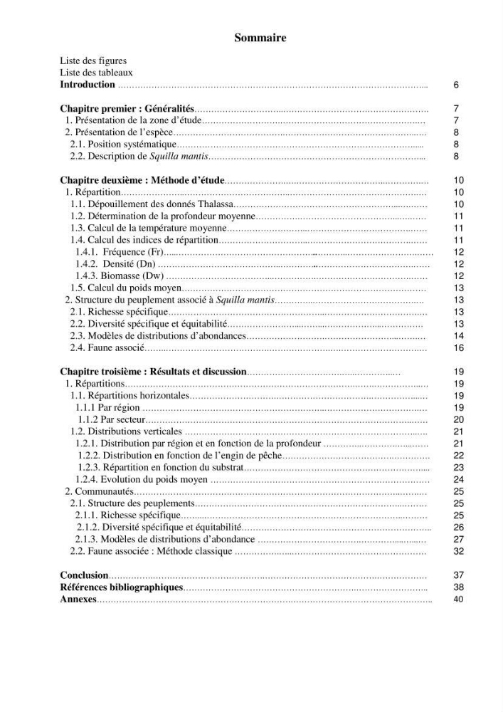 Contribution à l\'étude du comportement de la squille mante ( Squilla mantis Linnaeus, 1758) dans le bassin algerien