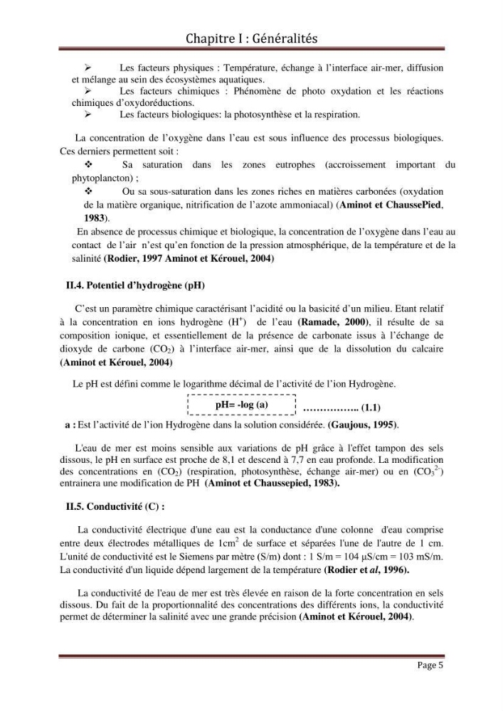 Impact de la pollution marine par les hydrocarbures sur la qualité de l\'eau et des sédiments de la baie d\'Alger