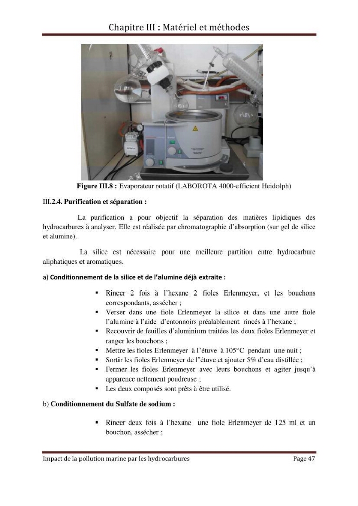 Impact de la pollution marine par les hydrocarbures sur la qualité de l\'eau et des sédiments de la baie d\'Alger