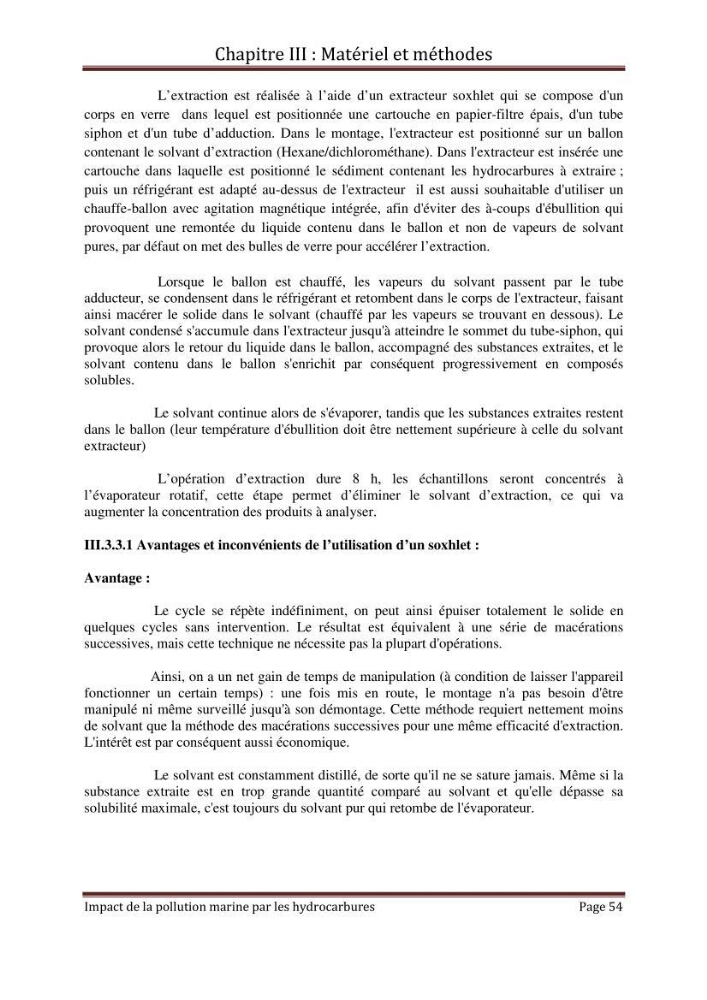 Impact de la pollution marine par les hydrocarbures sur la qualité de l\'eau et des sédiments de la baie d\'Alger