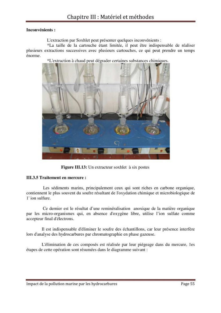 Impact de la pollution marine par les hydrocarbures sur la qualité de l\'eau et des sédiments de la baie d\'Alger