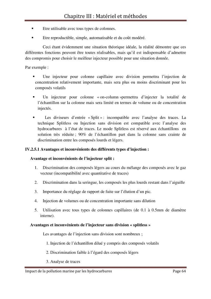 Impact de la pollution marine par les hydrocarbures sur la qualité de l\'eau et des sédiments de la baie d\'Alger