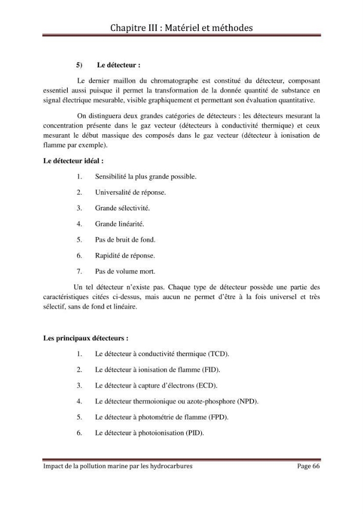 Impact de la pollution marine par les hydrocarbures sur la qualité de l\'eau et des sédiments de la baie d\'Alger