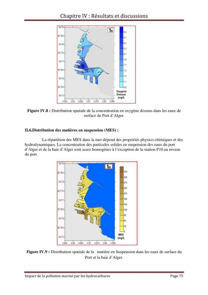 Impact de la pollution marine par les hydrocarbures sur la qualité de l\'eau et des sédiments de la baie d\'Alger