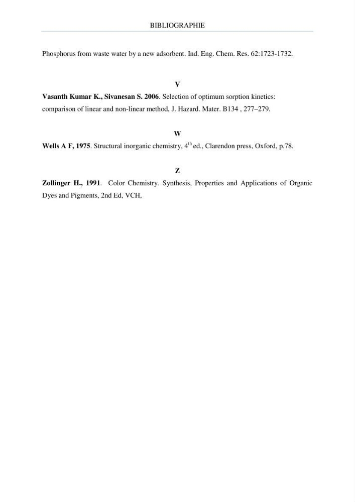 Modélisation des cinétique et des isothermes d\'adsorption de l\'orange II sur des composites à base de diatomite