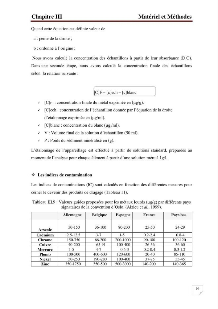 Caractérisation environnementale, réglementation et comportement des sédiments de dragage