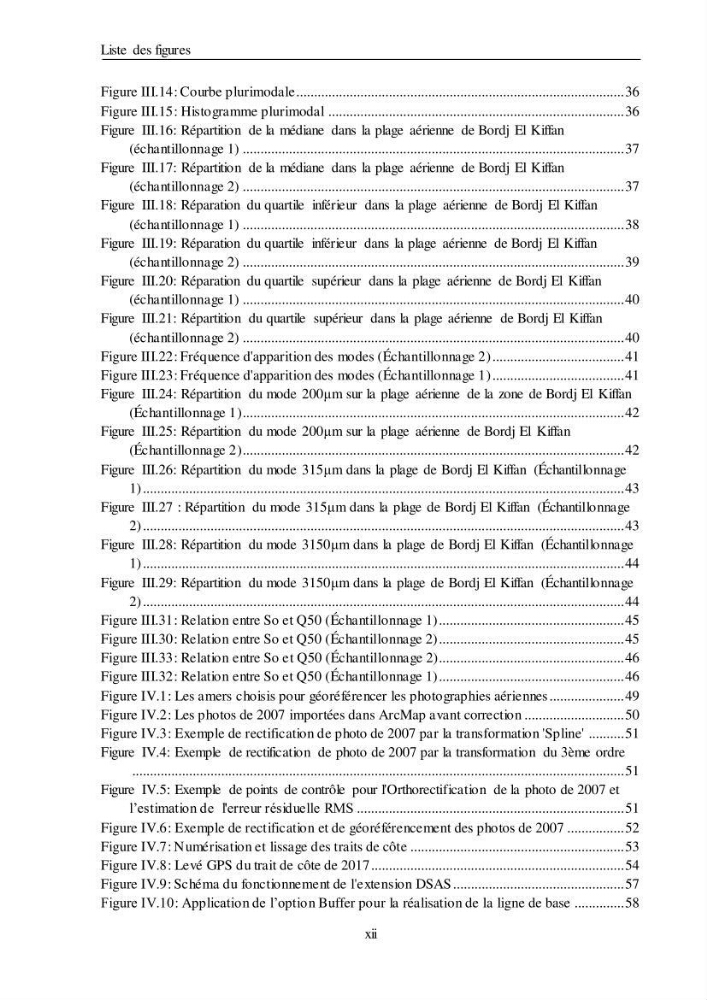 Impacts de l\'implantation des ouvrages de protection sur frange côtière de Bordj El Kiiffan