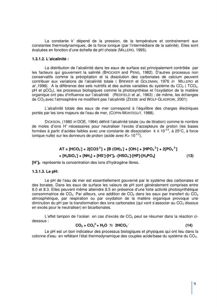 Etude du cycle biogéochimique du carbone dans le bassin algéro-provençal