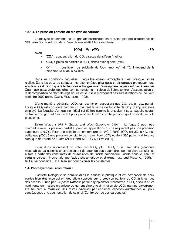 Etude du cycle biogéochimique du carbone dans le bassin algéro-provençal