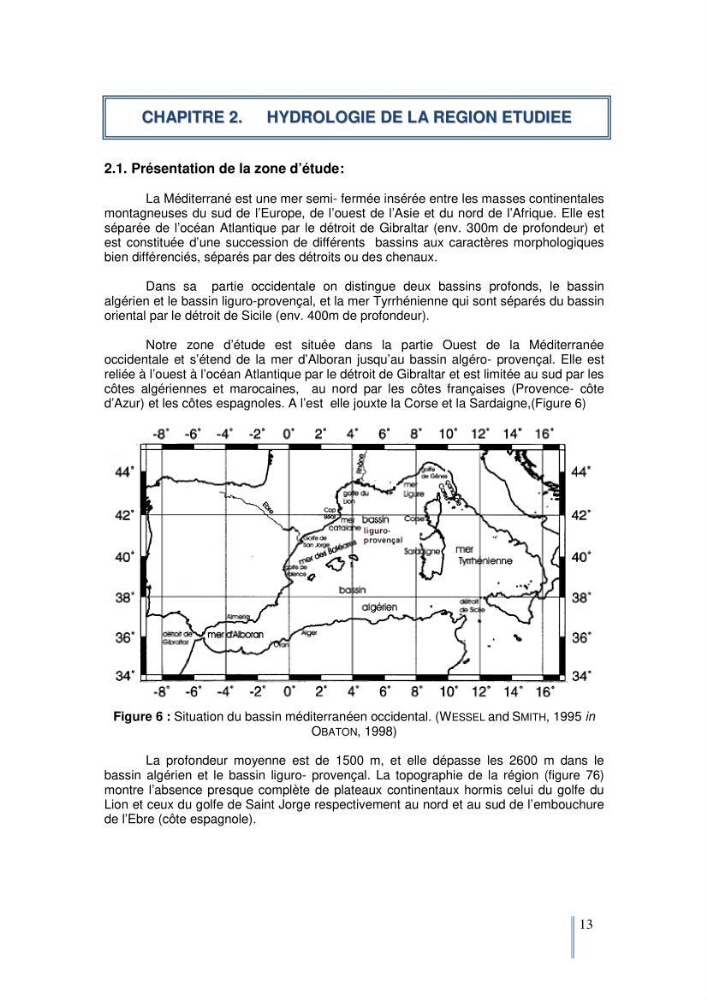 Etude du cycle biogéochimique du carbone dans le bassin algéro-provençal