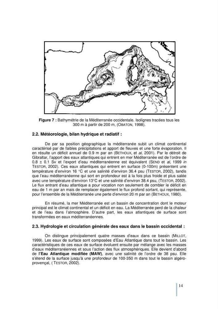 Etude du cycle biogéochimique du carbone dans le bassin algéro-provençal