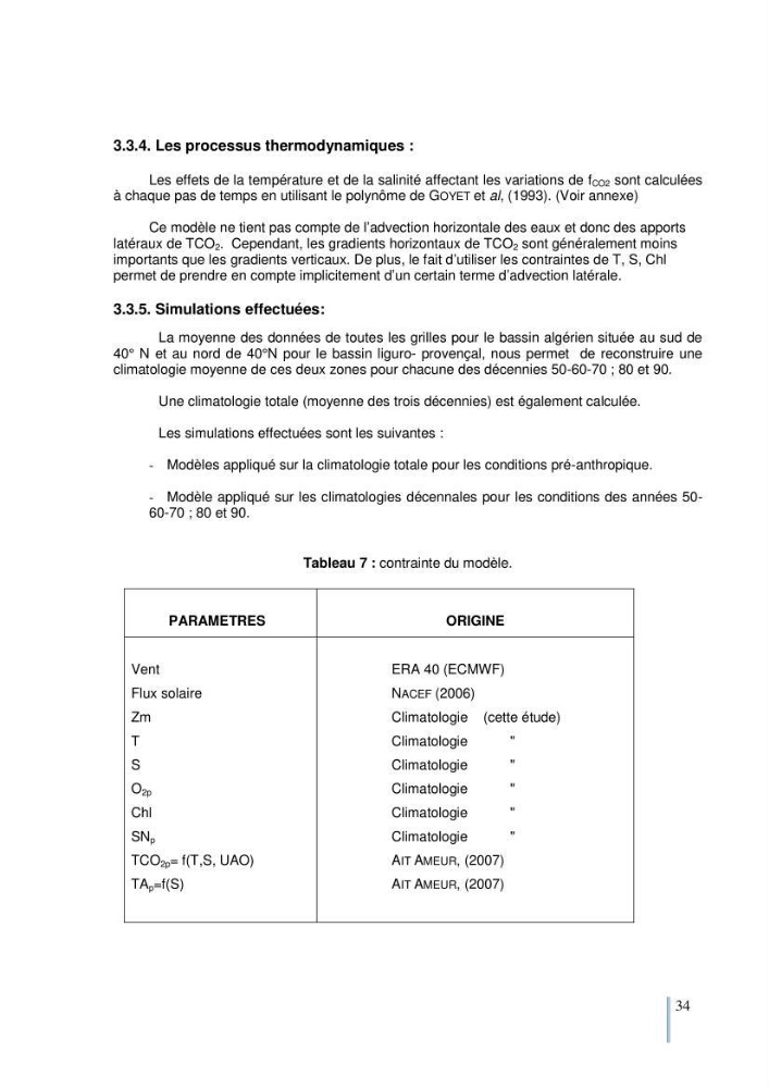 Etude du cycle biogéochimique du carbone dans le bassin algéro-provençal