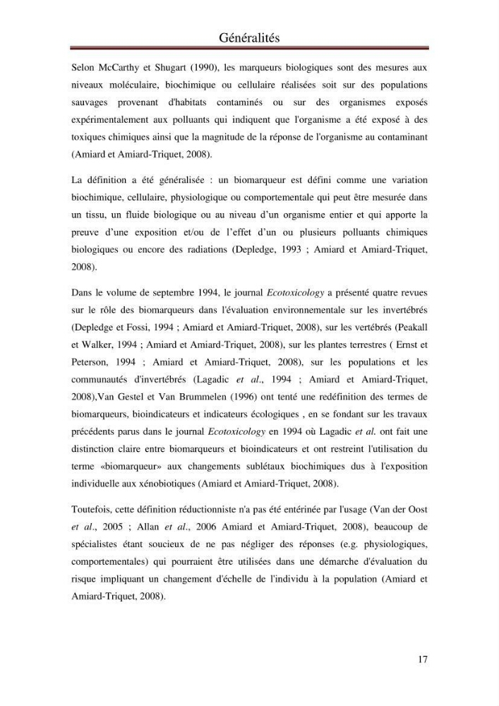 Mise en place d\'indicateurs écotoxicologiques pour la surveillance et l\'évaluation de la pollution marine (indice hépatique et gonadique des poissons)
