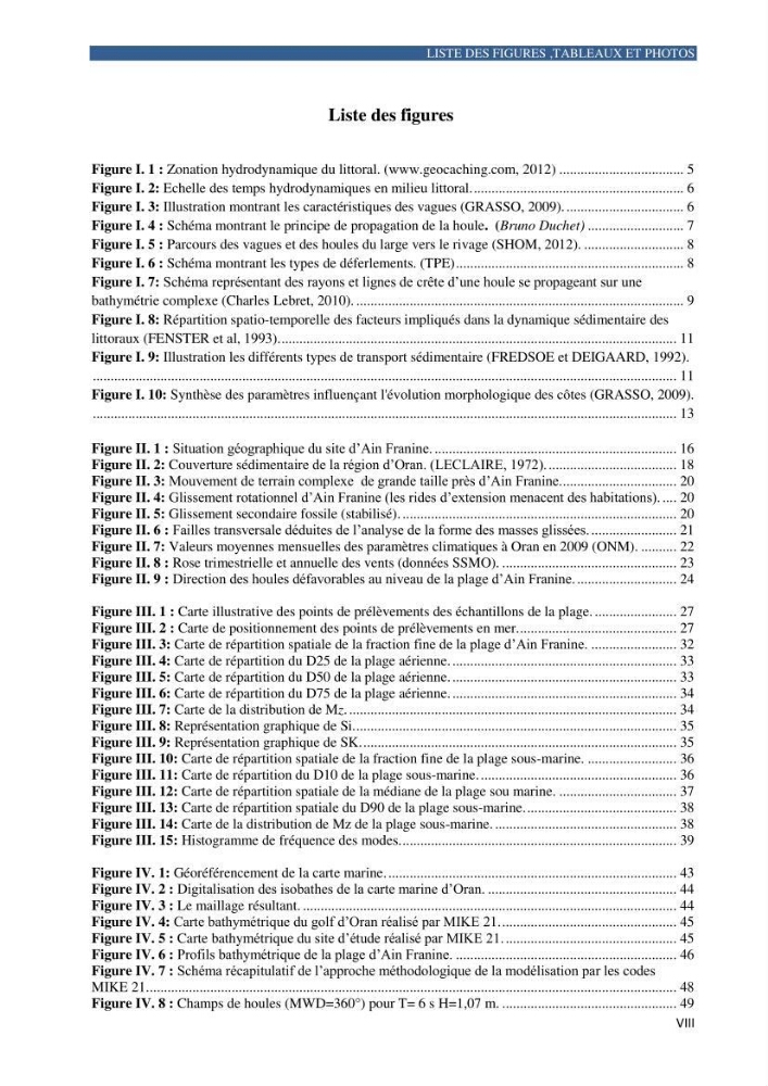 Contribution a la connaissance de la morphologie et de la dynamique sedimentaire de la côte Ouest d\'Algerie,plage d\'Ain Franine, Oran