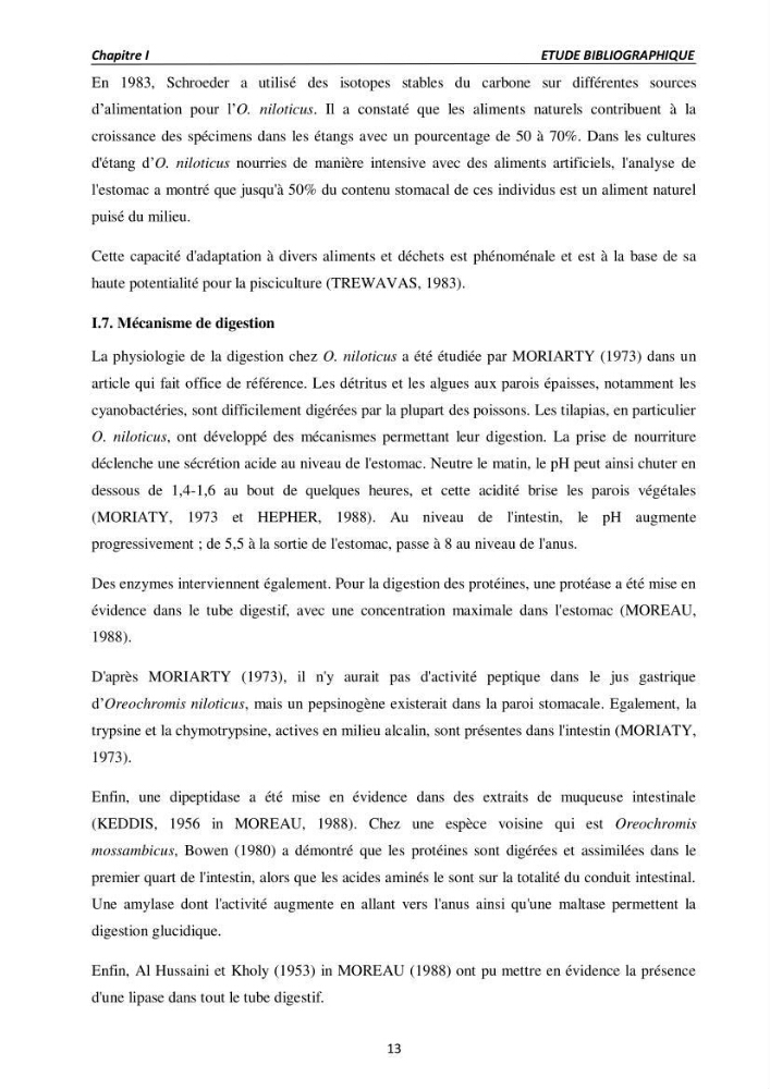 Alimentation des poissons Tilapia au stade juvénile à base d’un aliment fabriqué avec des ressources locales