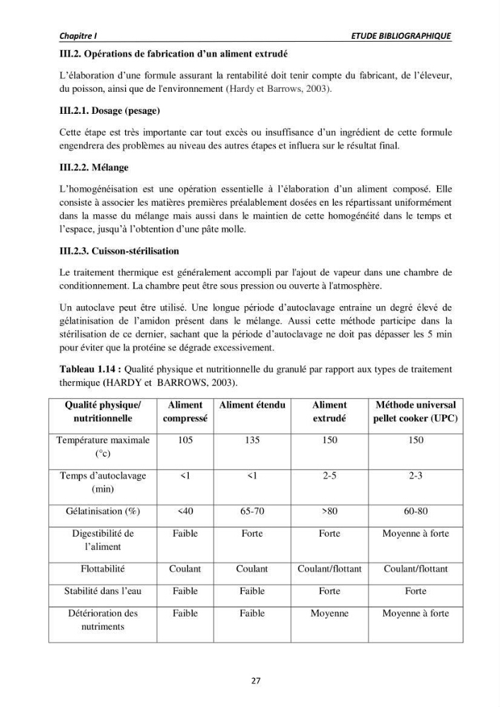 Alimentation des poissons Tilapia au stade juvénile à base d’un aliment fabriqué avec des ressources locales