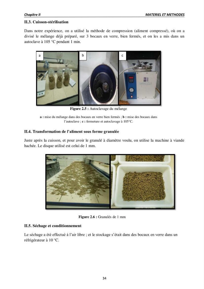 Alimentation des poissons Tilapia au stade juvénile à base d’un aliment fabriqué avec des ressources locales