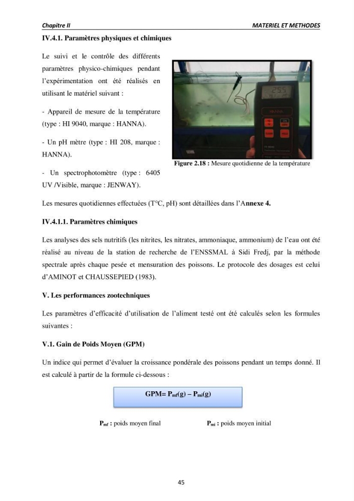 Alimentation des poissons Tilapia au stade juvénile à base d’un aliment fabriqué avec des ressources locales