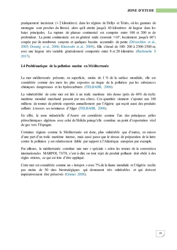 Simulation de la qualité de l’eau de la zone côtière oranaise par modélisation numérique et combinaison de données multi-sources satellitales