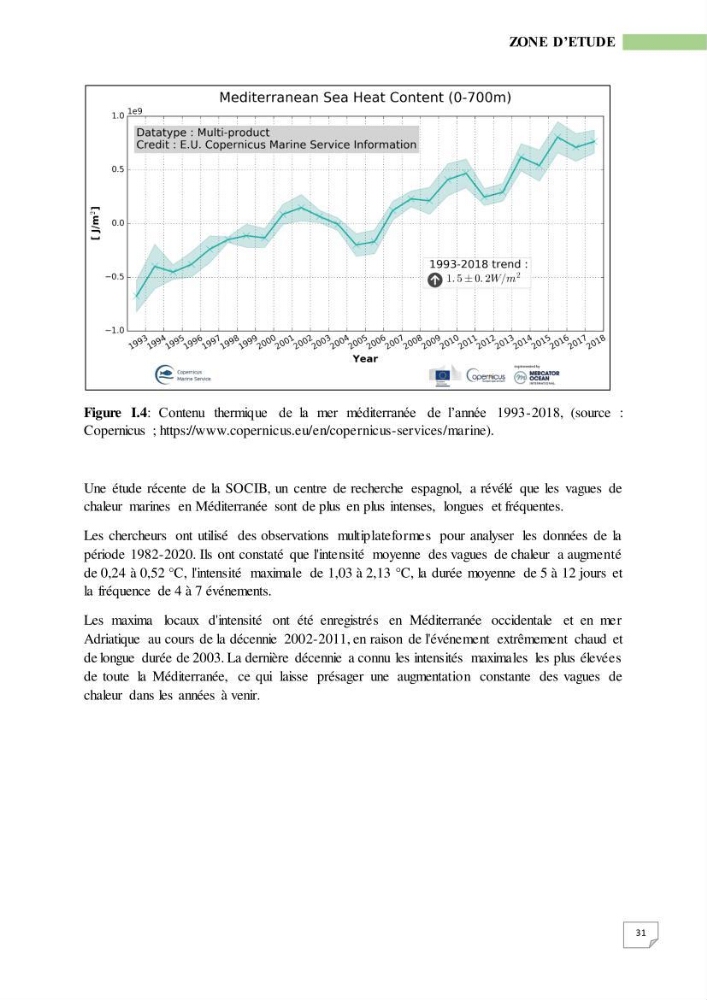 Simulation de la qualité de l’eau de la zone côtière oranaise par modélisation numérique et combinaison de données multi-sources satellitales