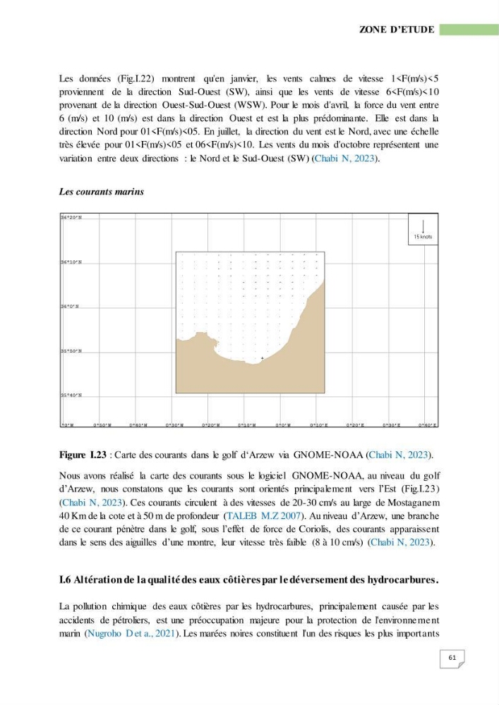 Simulation de la qualité de l’eau de la zone côtière oranaise par modélisation numérique et combinaison de données multi-sources satellitales