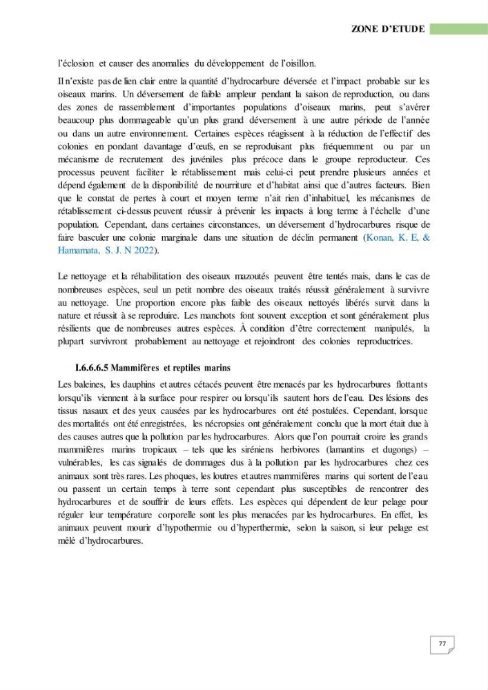 Simulation de la qualité de l’eau de la zone côtière oranaise par modélisation numérique et combinaison de données multi-sources satellitales