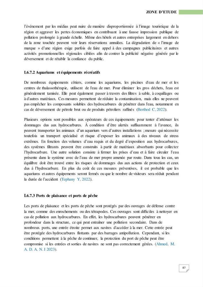 Simulation de la qualité de l’eau de la zone côtière oranaise par modélisation numérique et combinaison de données multi-sources satellitales